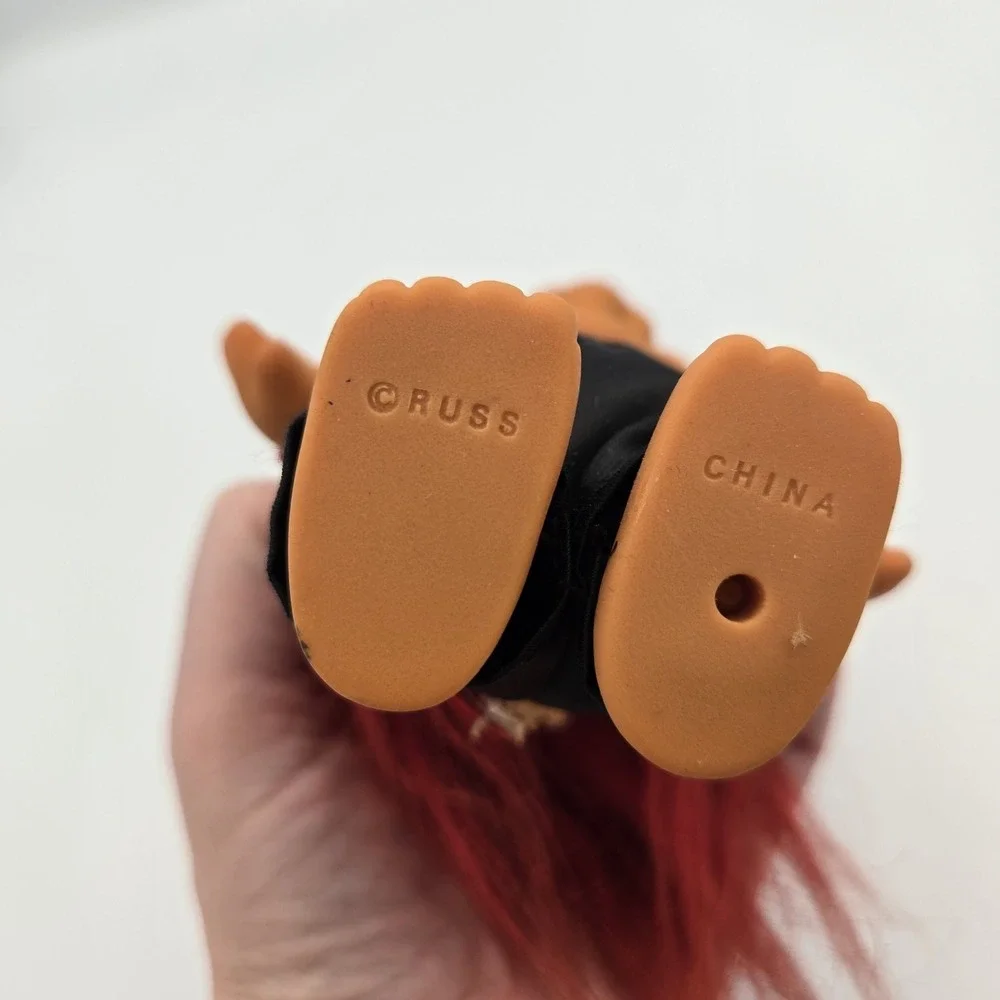 Vintage Russ‎ Around The World French Troll Doll with Red Hair 5
